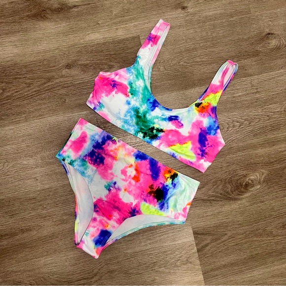 Tie Dye Bikini Set E4 - Picture 1 of 5